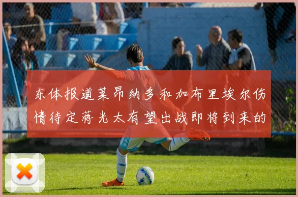 东体报道莱昂纳多和加布里埃尔伤情待定蒋光太有望出战即将到来的比赛