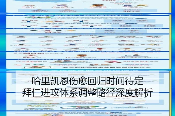 哈里凯恩伤愈回归时间待定 拜仁进攻体系调整路径深度解析